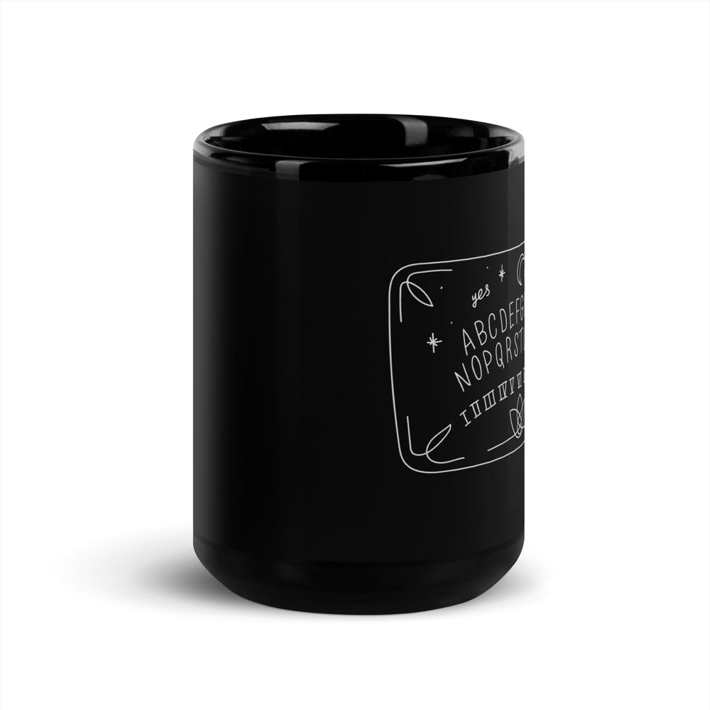 Ouija Board Black Mug