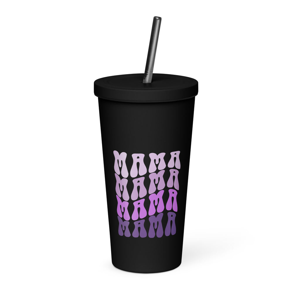 Purple Ombre Mama Insulated Tumbler