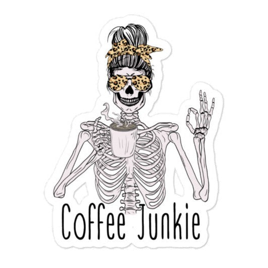 Coffee Junkie Sticker