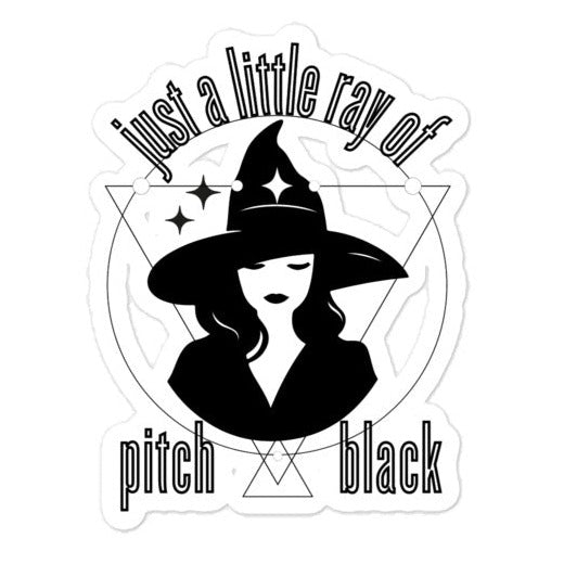 Little Ray of Pitch Black Sticker