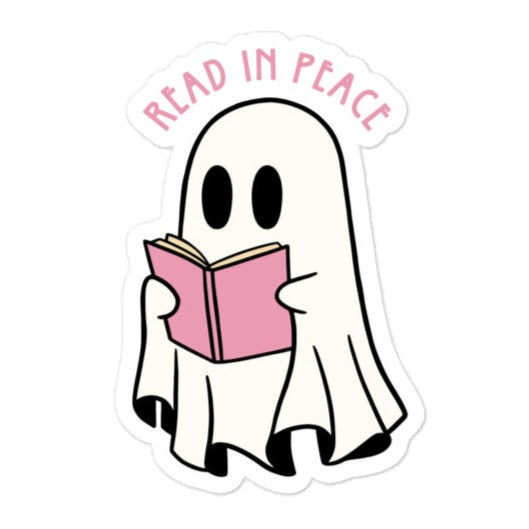 Read In Peace Sticker