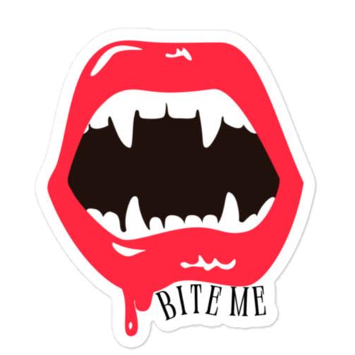 Bite Me Sticker