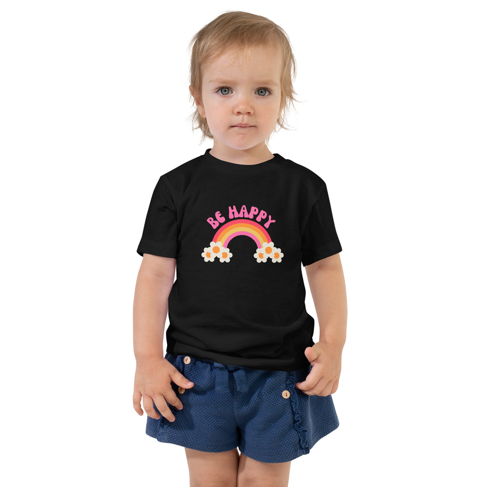 Be Happy Toddler Short Sleeve Tee