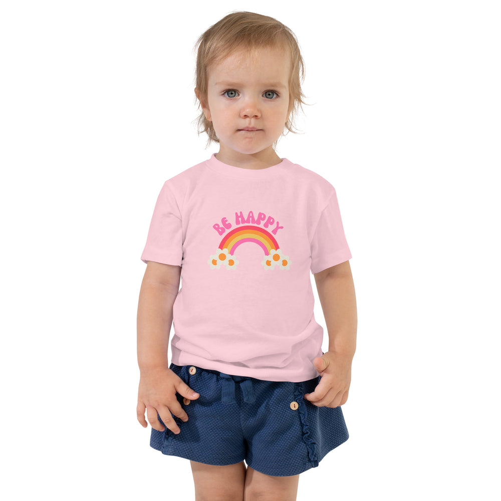 Be Happy Toddler Short Sleeve Tee