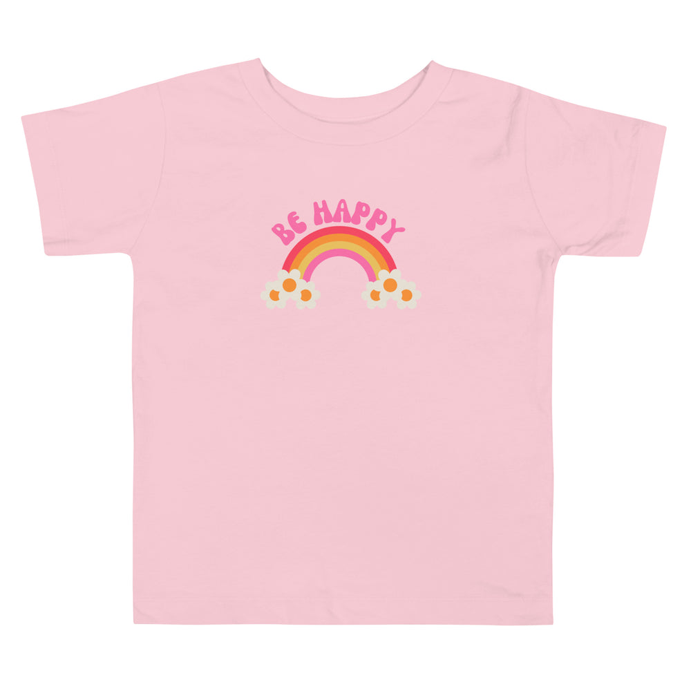 Be Happy Toddler Short Sleeve Tee