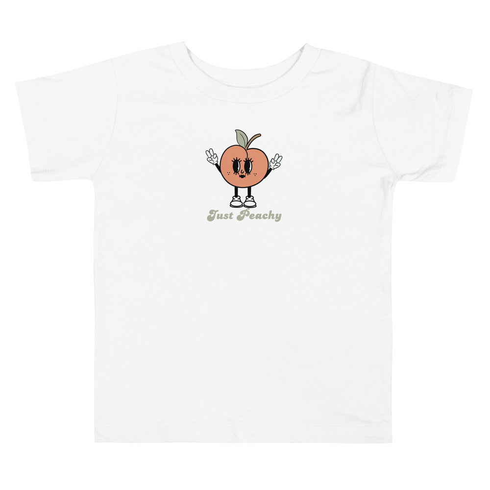 Just Peachy Toddler Short Sleeve Tee