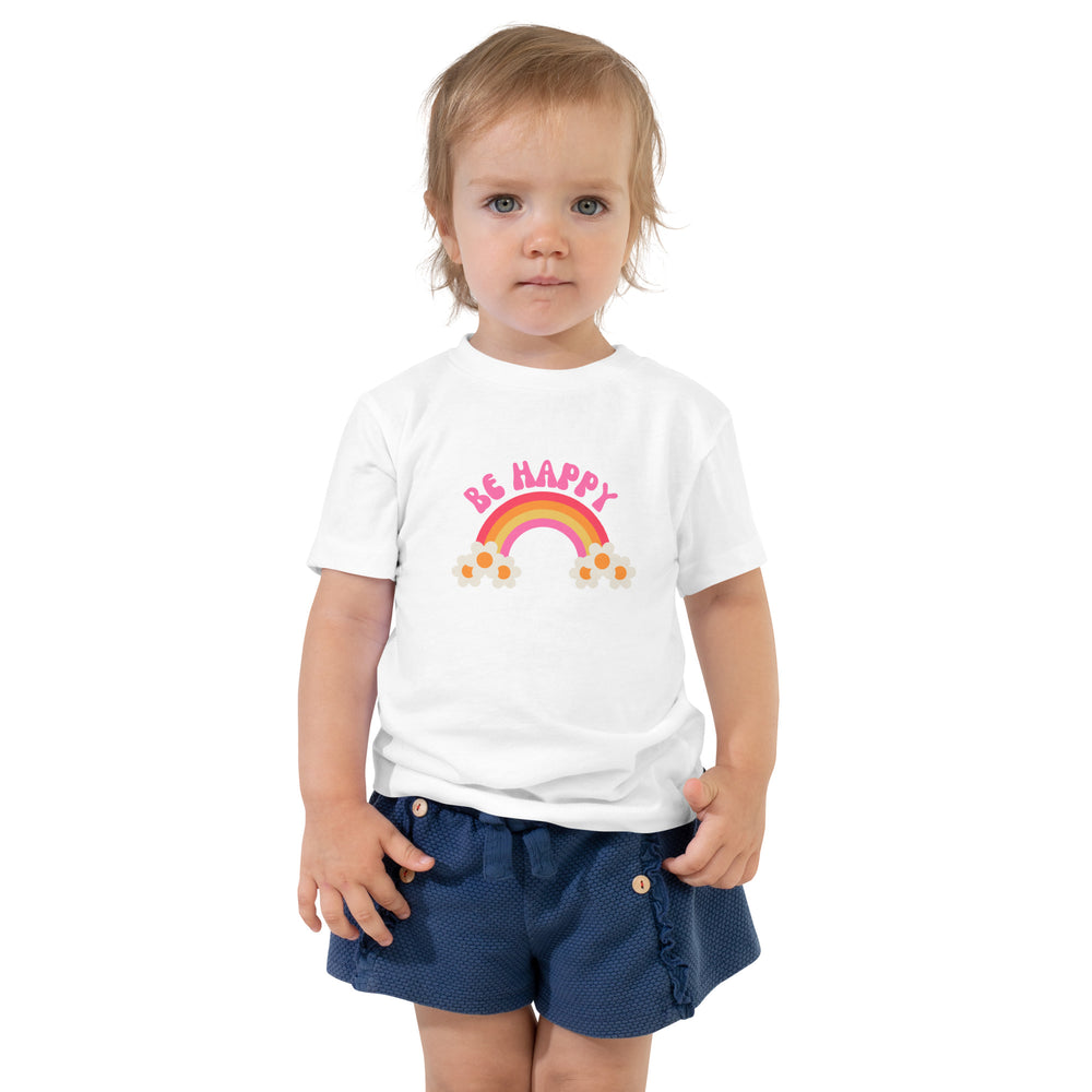 Be Happy Toddler Short Sleeve Tee