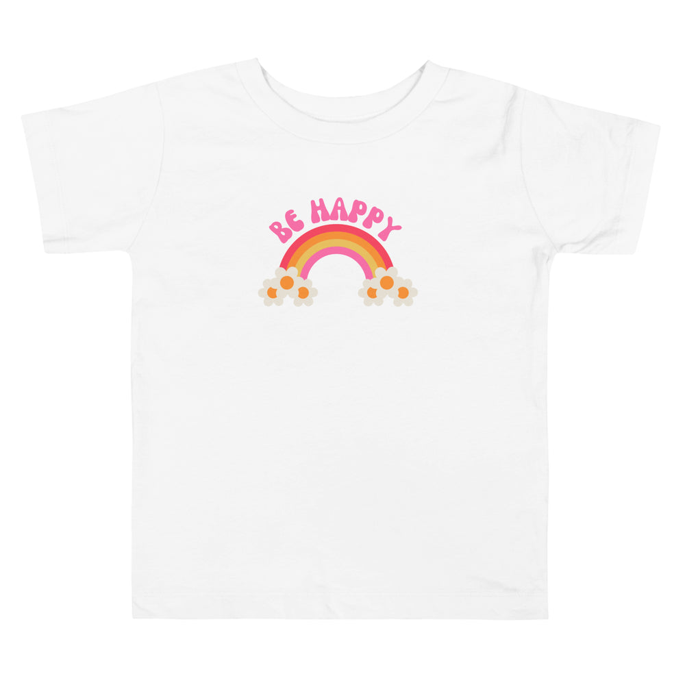 Be Happy Toddler Short Sleeve Tee