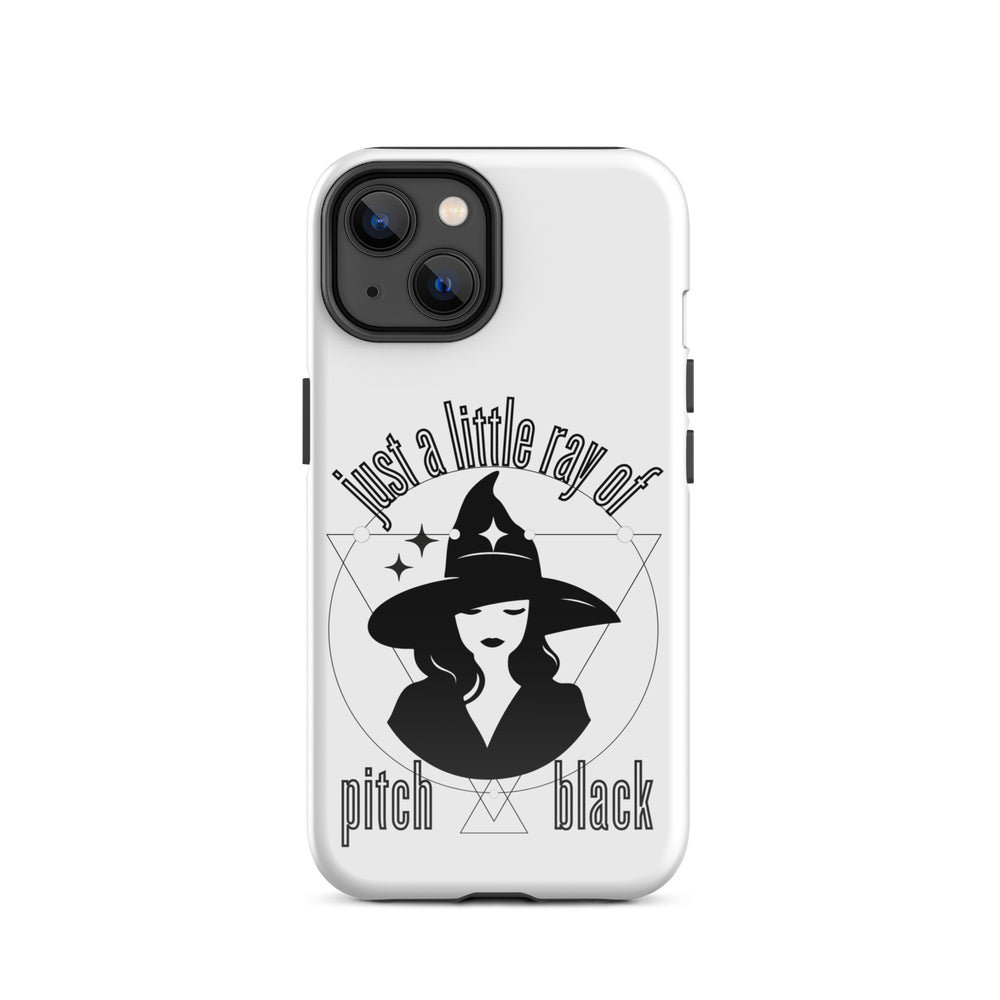 Little Ray of Pitch Black Tough Case for iPhone®