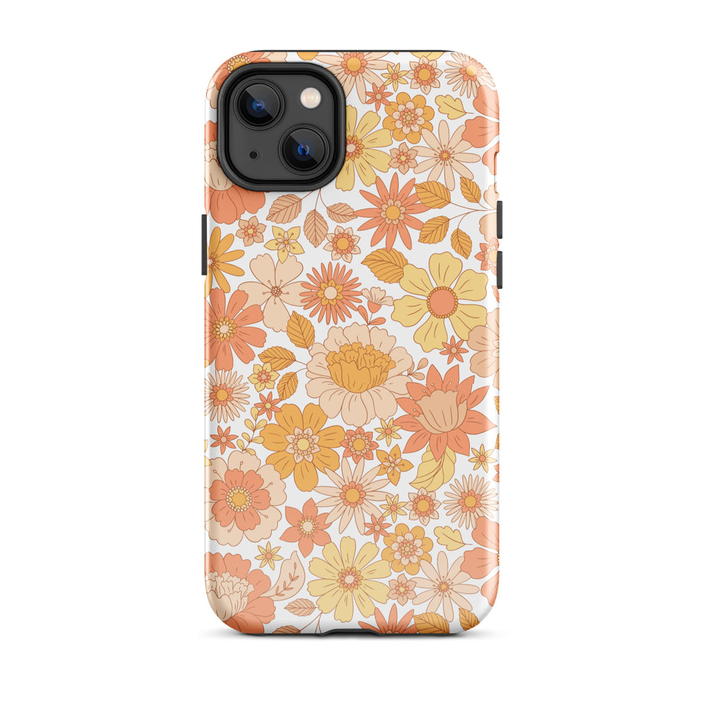 Retro Floral Tough Case for iPhone®