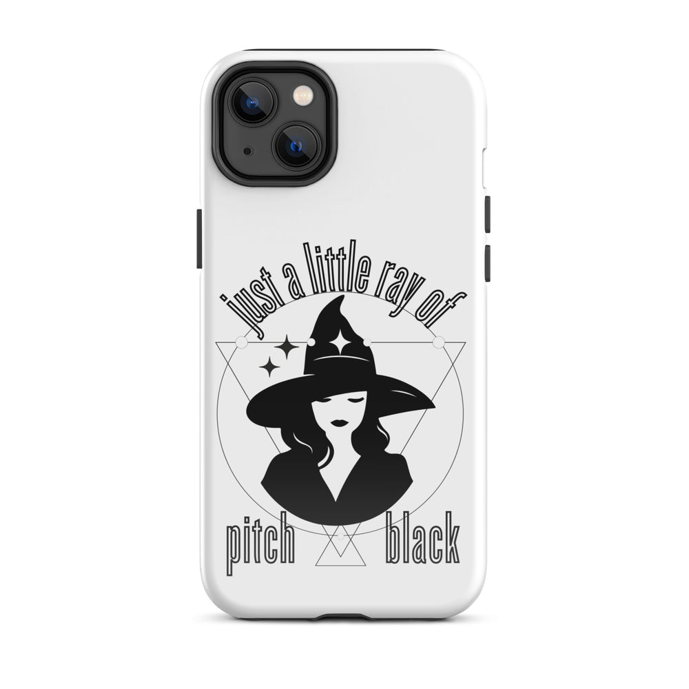 Little Ray of Pitch Black Tough Case for iPhone®