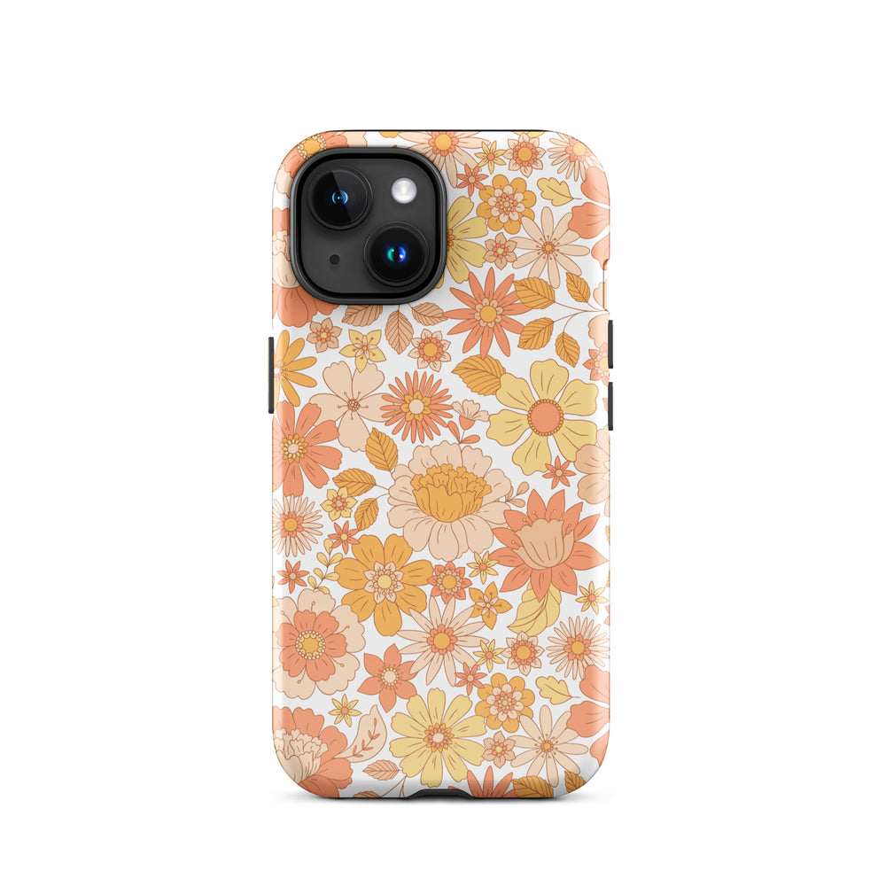 Retro Floral Tough Case for iPhone®