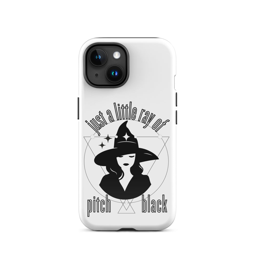 Little Ray of Pitch Black Tough Case for iPhone®