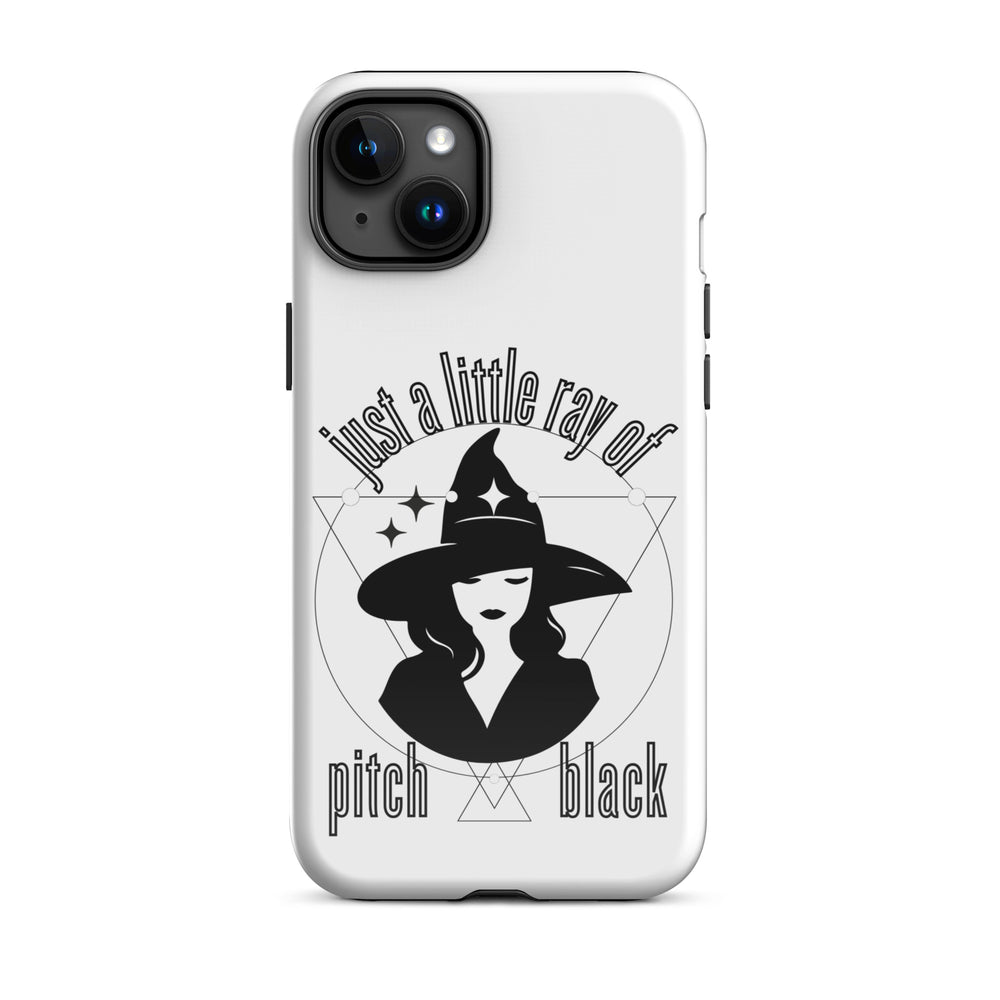 Little Ray of Pitch Black Tough Case for iPhone®