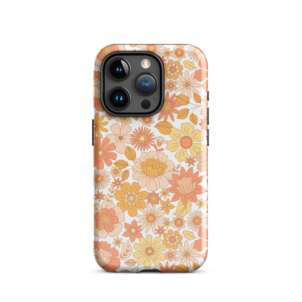 Retro Floral Tough Case for iPhone®