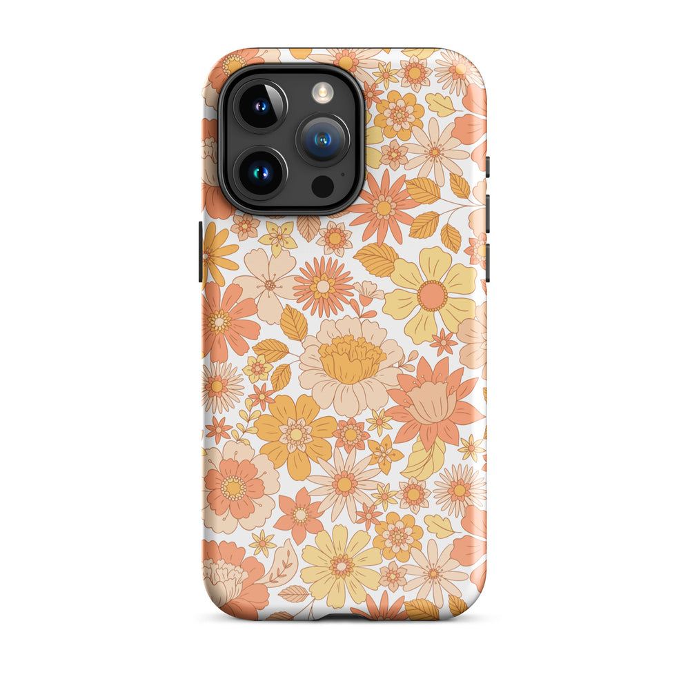 Retro Floral Tough Case for iPhone®