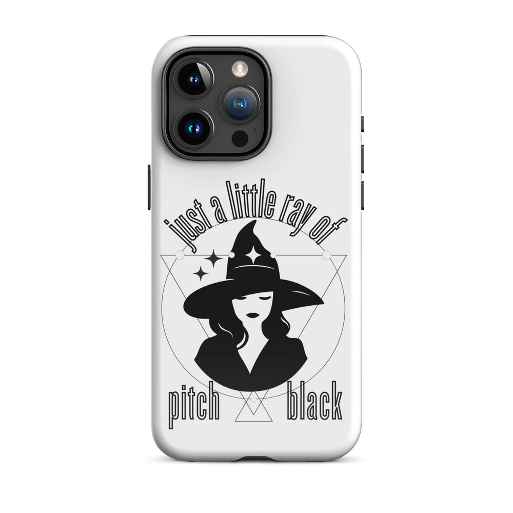 Little Ray of Pitch Black Tough Case for iPhone®