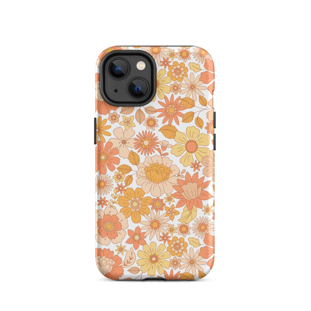 Retro Floral Tough Case for iPhone®