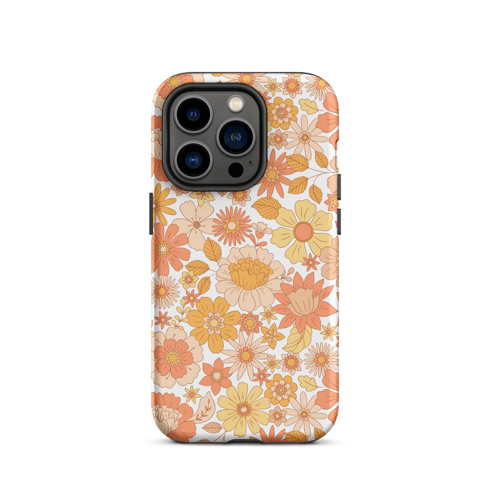 Retro Floral Tough Case for iPhone®