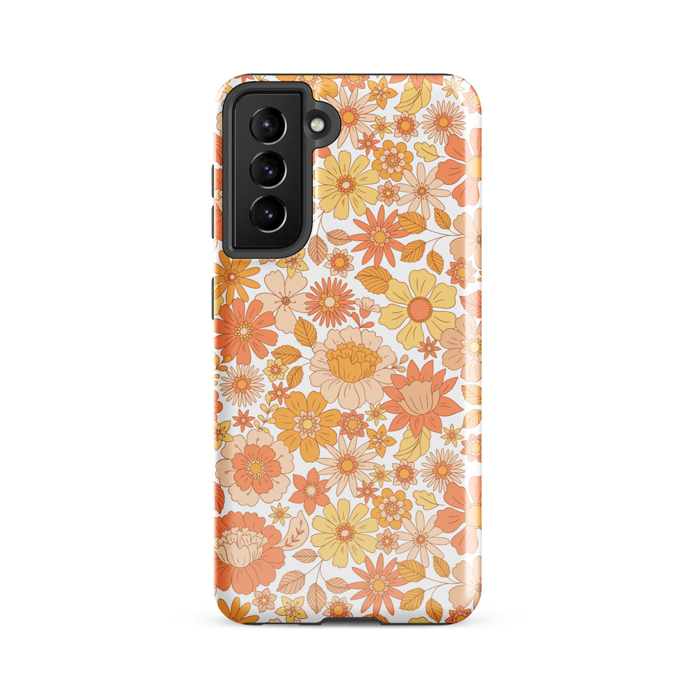 Retro Floral Tough case for Samsung®