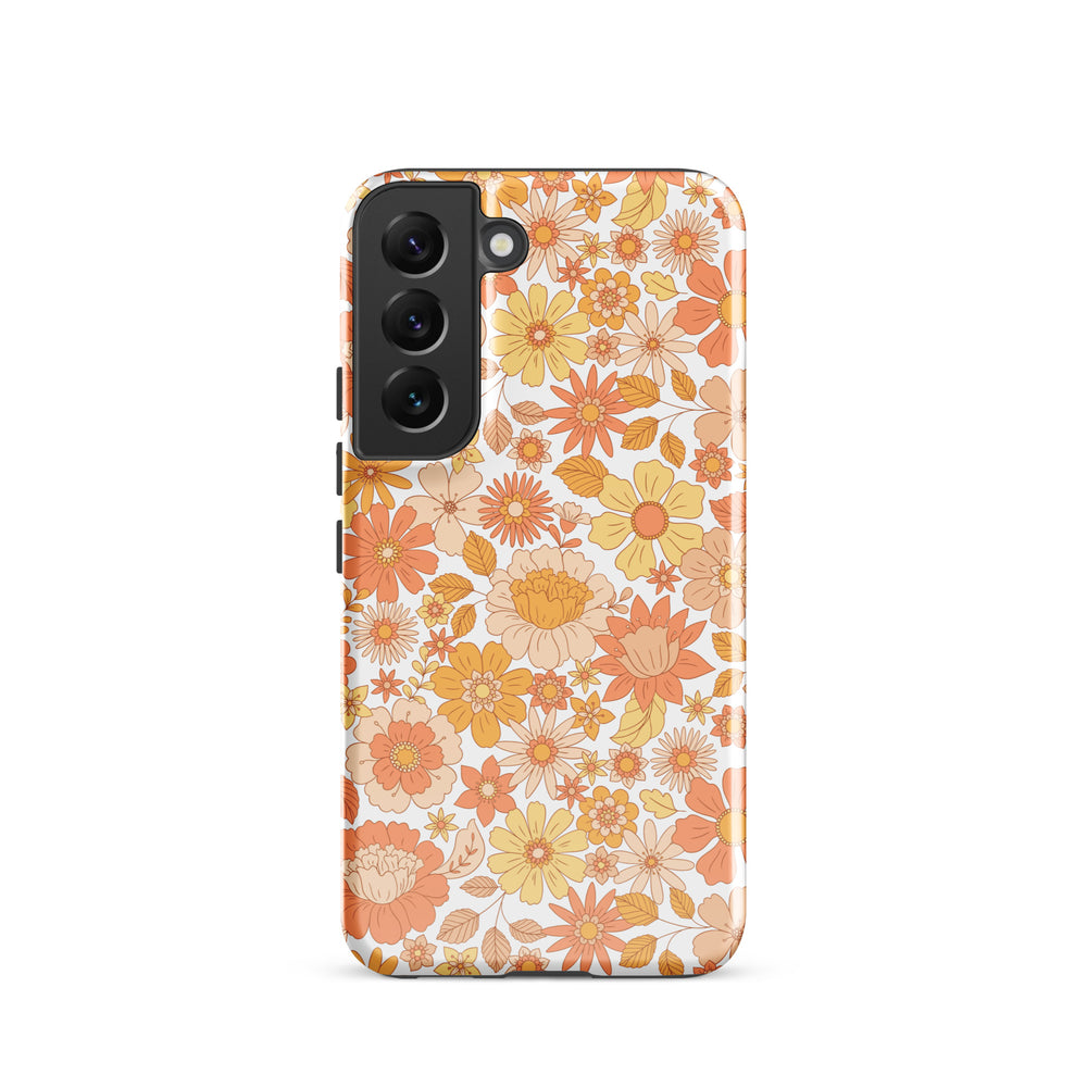 Retro Floral Tough case for Samsung®