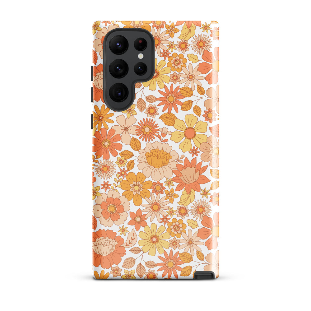 Retro Floral Tough case for Samsung®