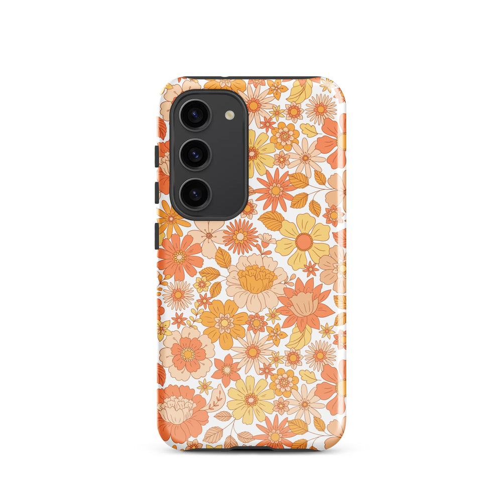 Retro Floral Tough case for Samsung®