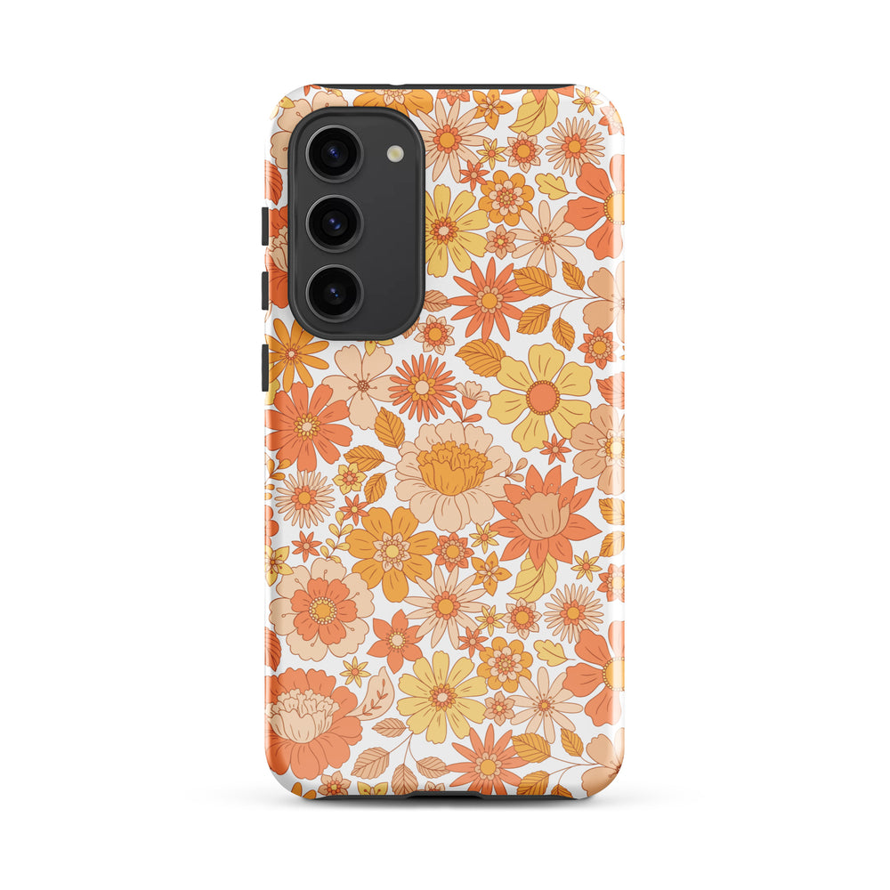 Retro Floral Tough case for Samsung®