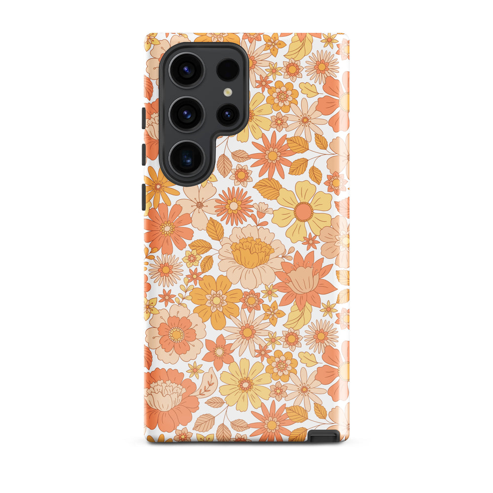 Retro Floral Tough case for Samsung®