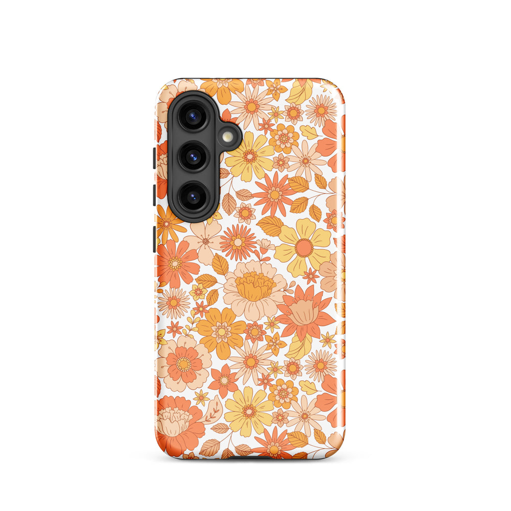 Retro Floral Tough case for Samsung®