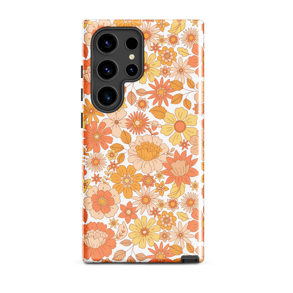 Retro Floral Tough case for Samsung®