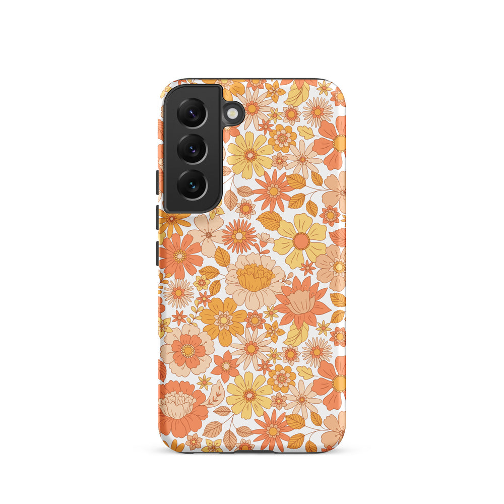 Retro Floral Tough case for Samsung®