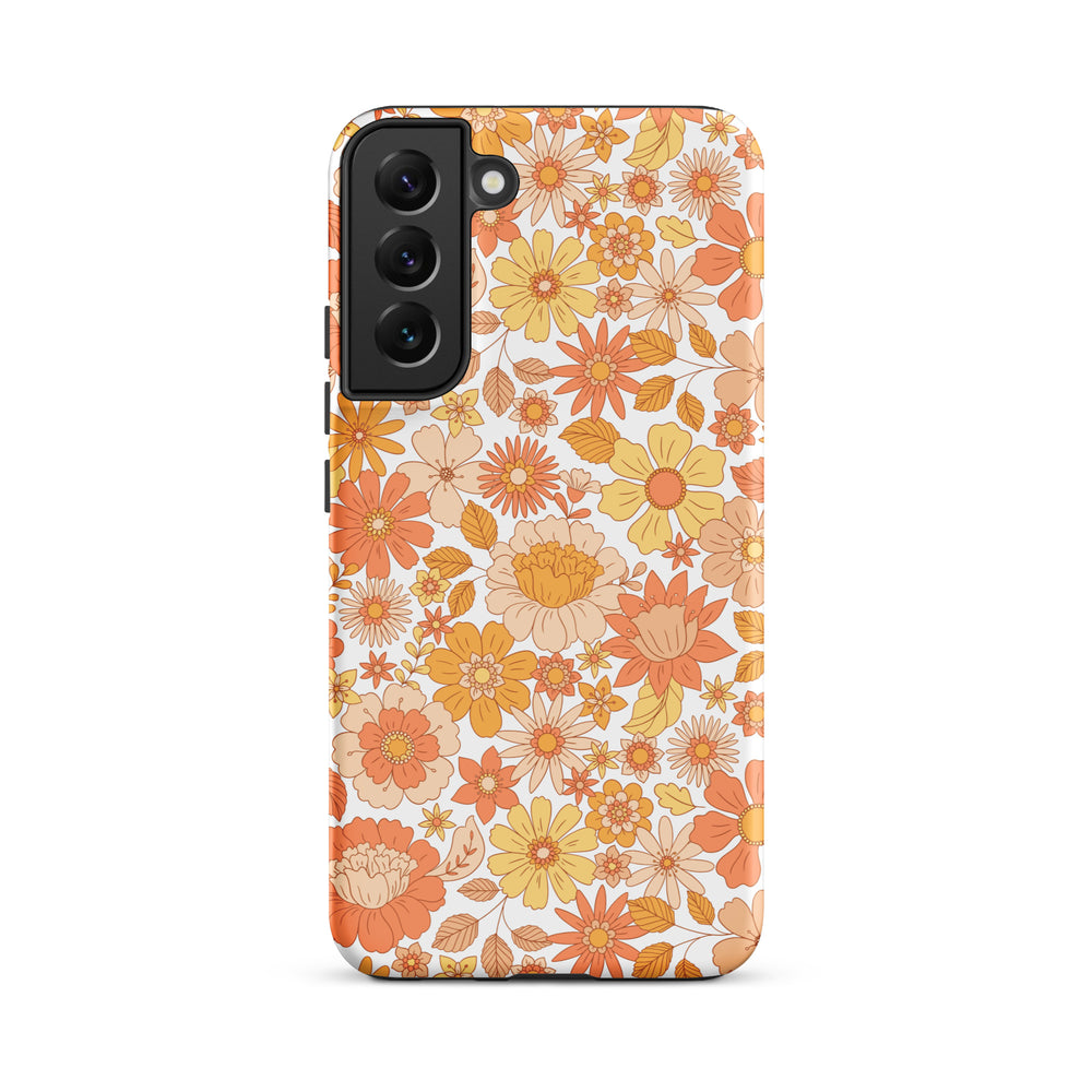 Retro Floral Tough case for Samsung®