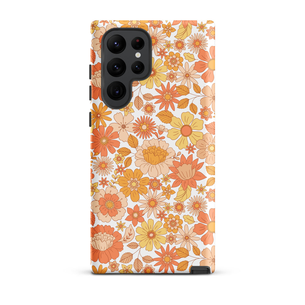 Retro Floral Tough case for Samsung®