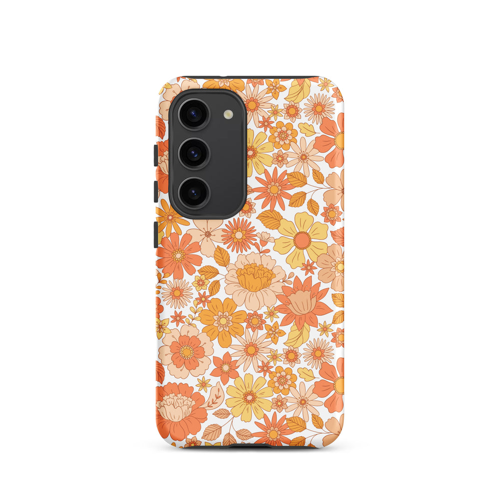 Retro Floral Tough case for Samsung®