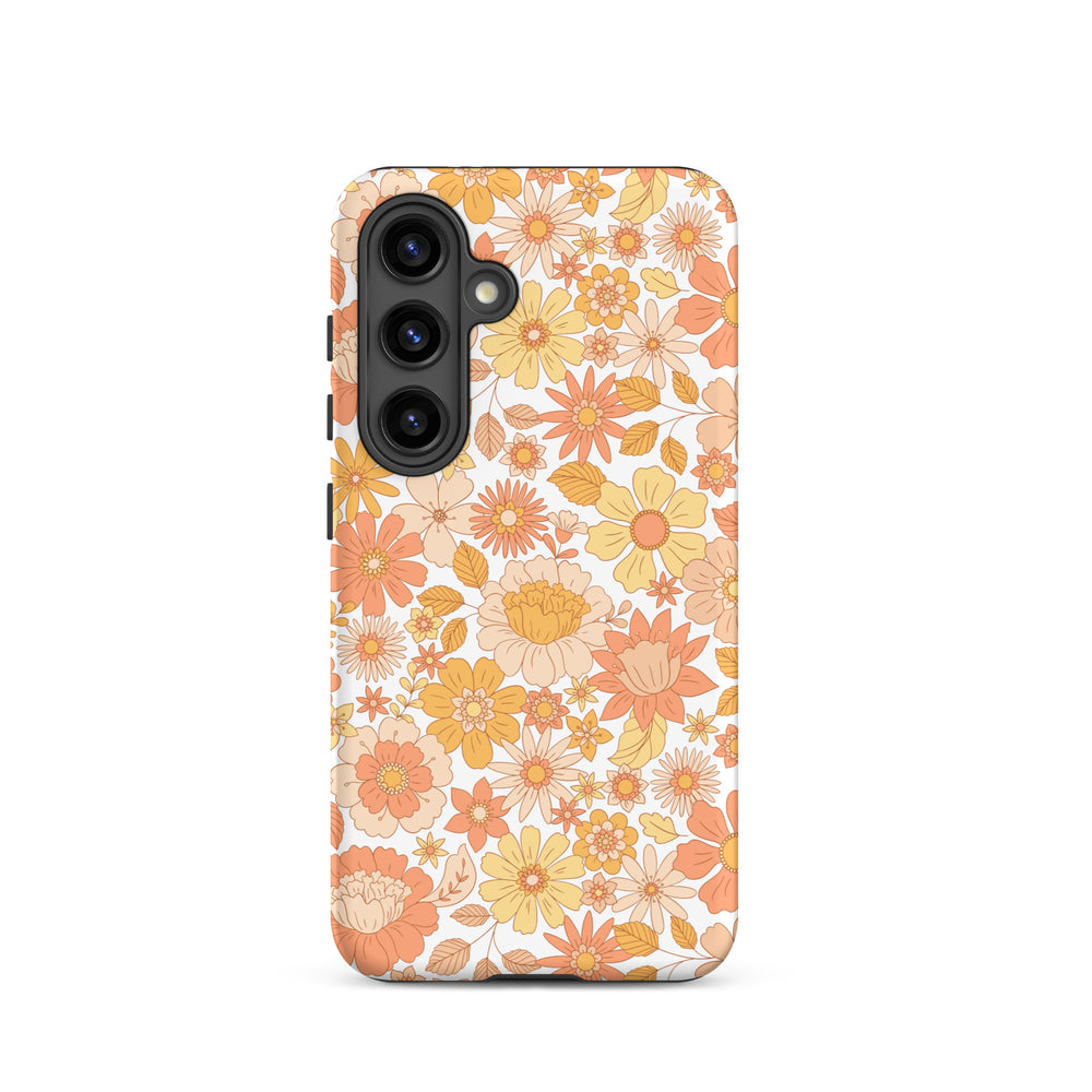 Retro Floral Tough case for Samsung®