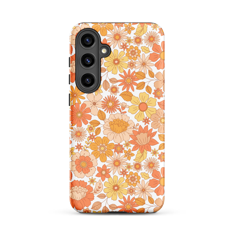 Retro Floral Tough case for Samsung®