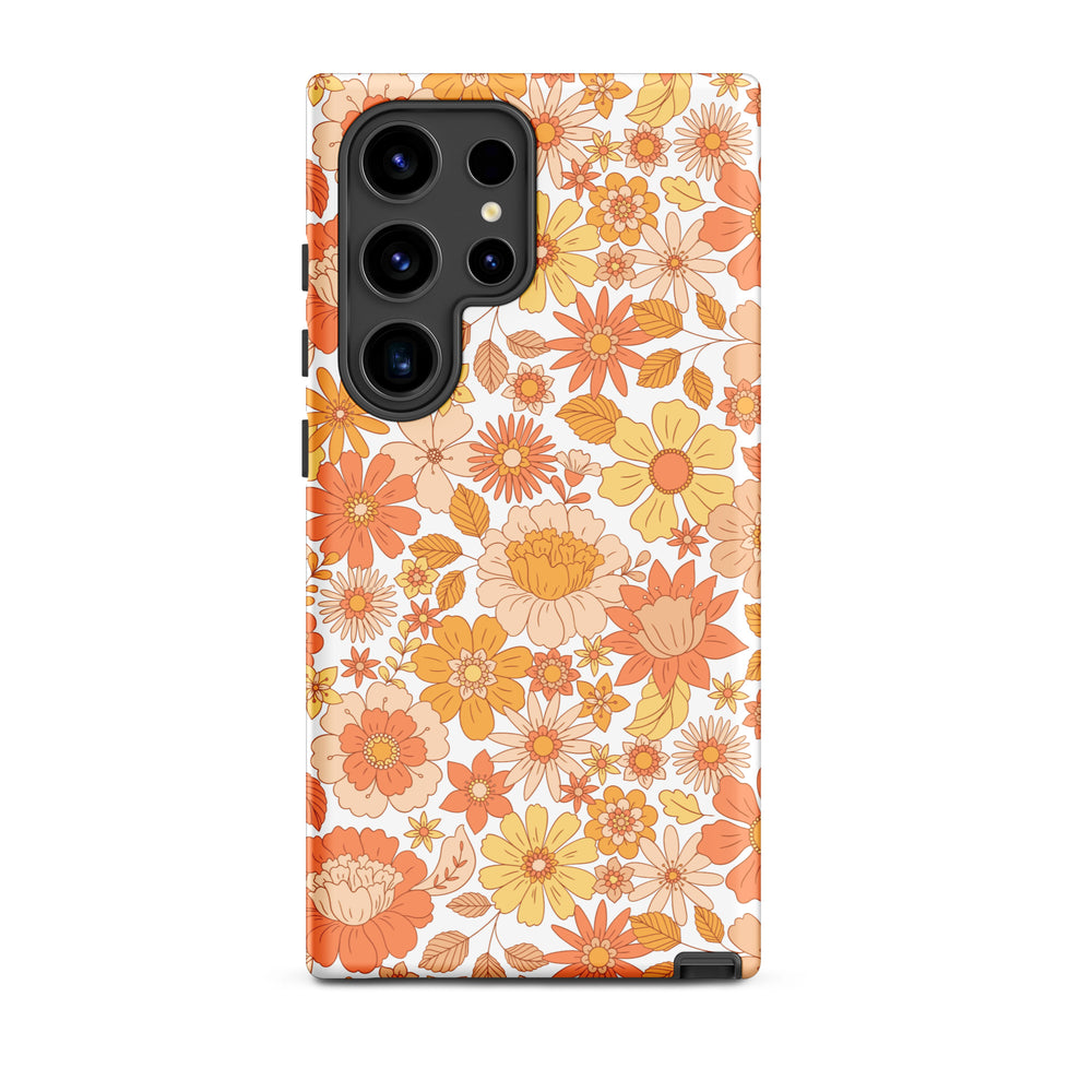 Retro Floral Tough case for Samsung®