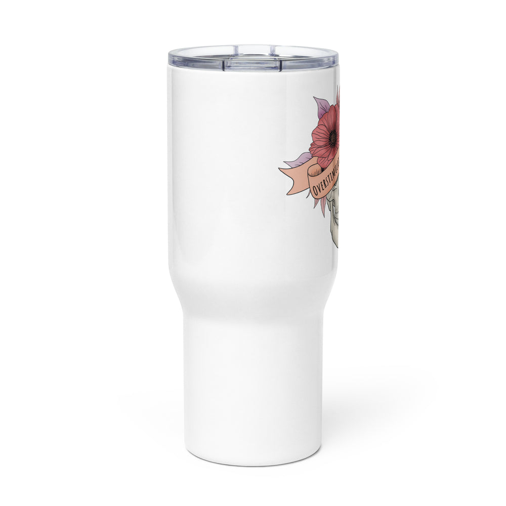 Overstimulated Moms Club Large Tumbler w/ Handle