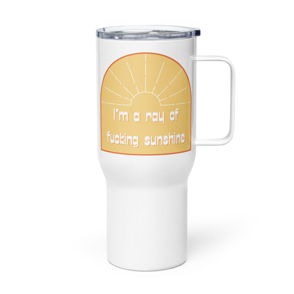 Ray of Sunshine Large Tumbler w/ Handle