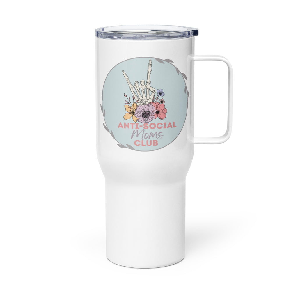 Anti-Social Moms Club Large Tumbler w/ Handle