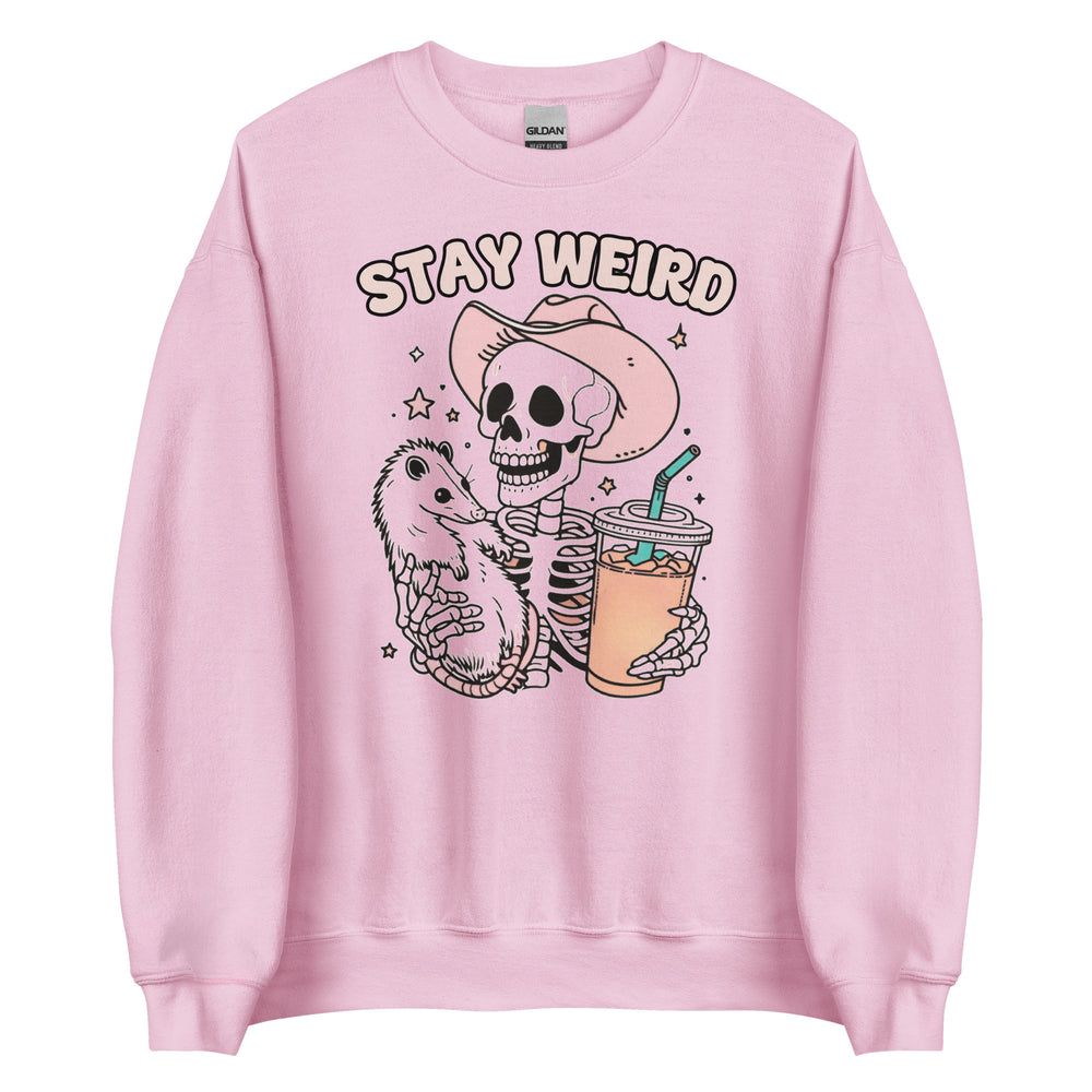 Stay Weird Skeleton Sweatshirt