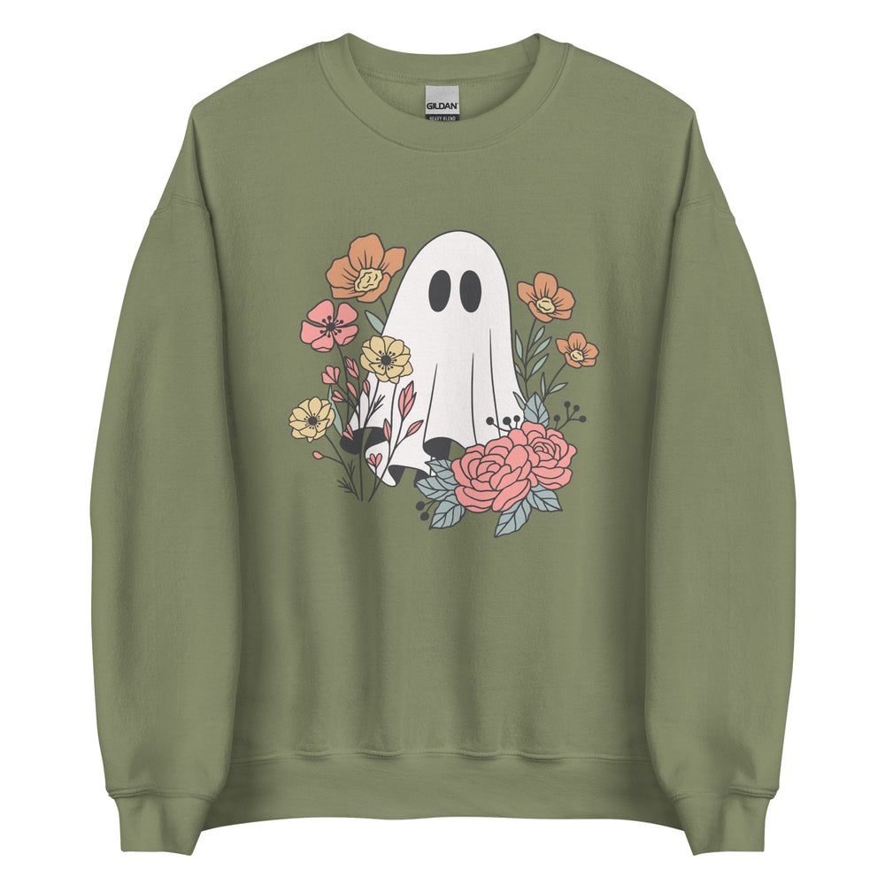 Floral Ghost Sweatshirt