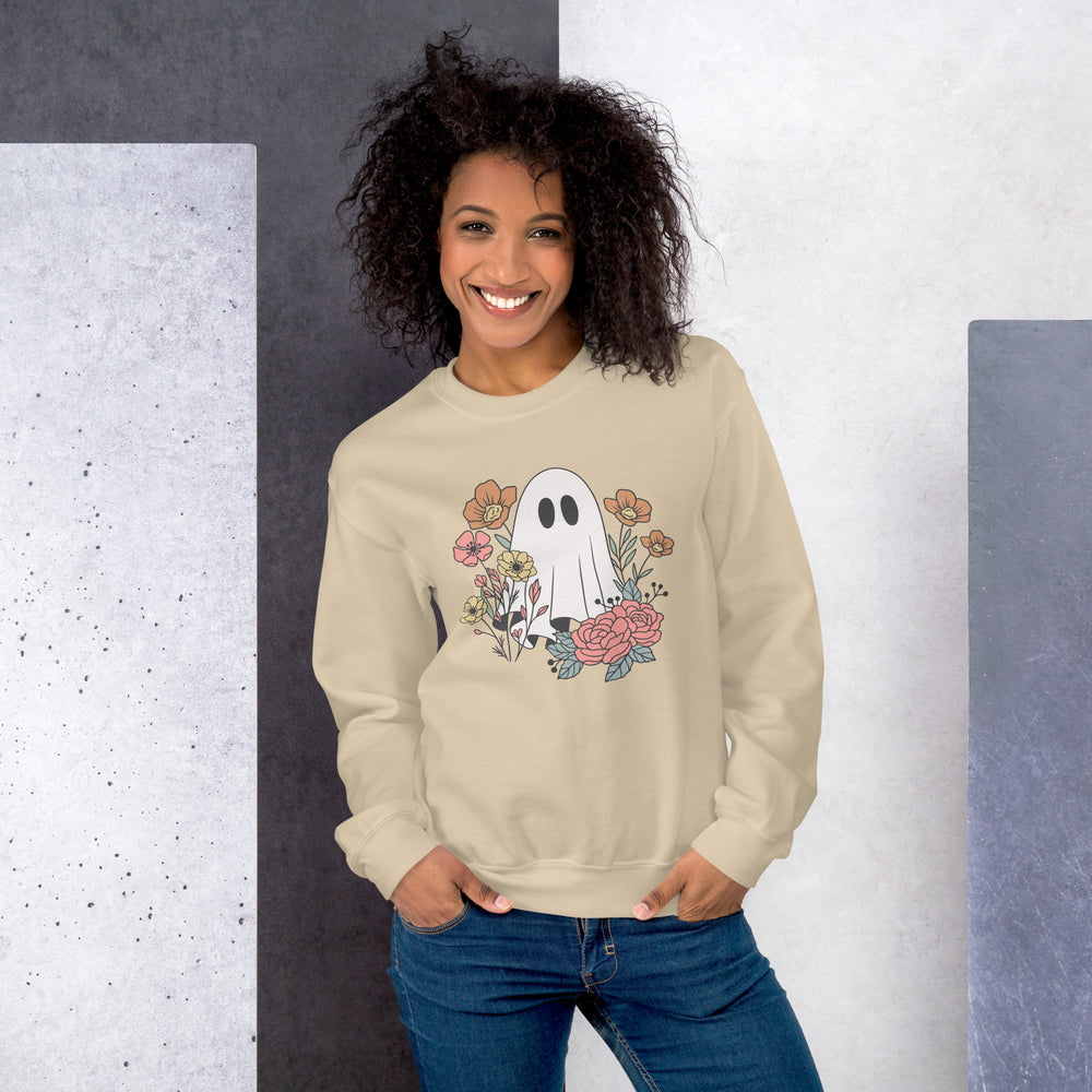 Floral Ghost Sweatshirt