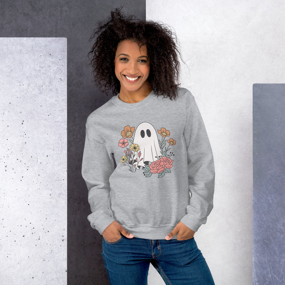 Floral Ghost Sweatshirt