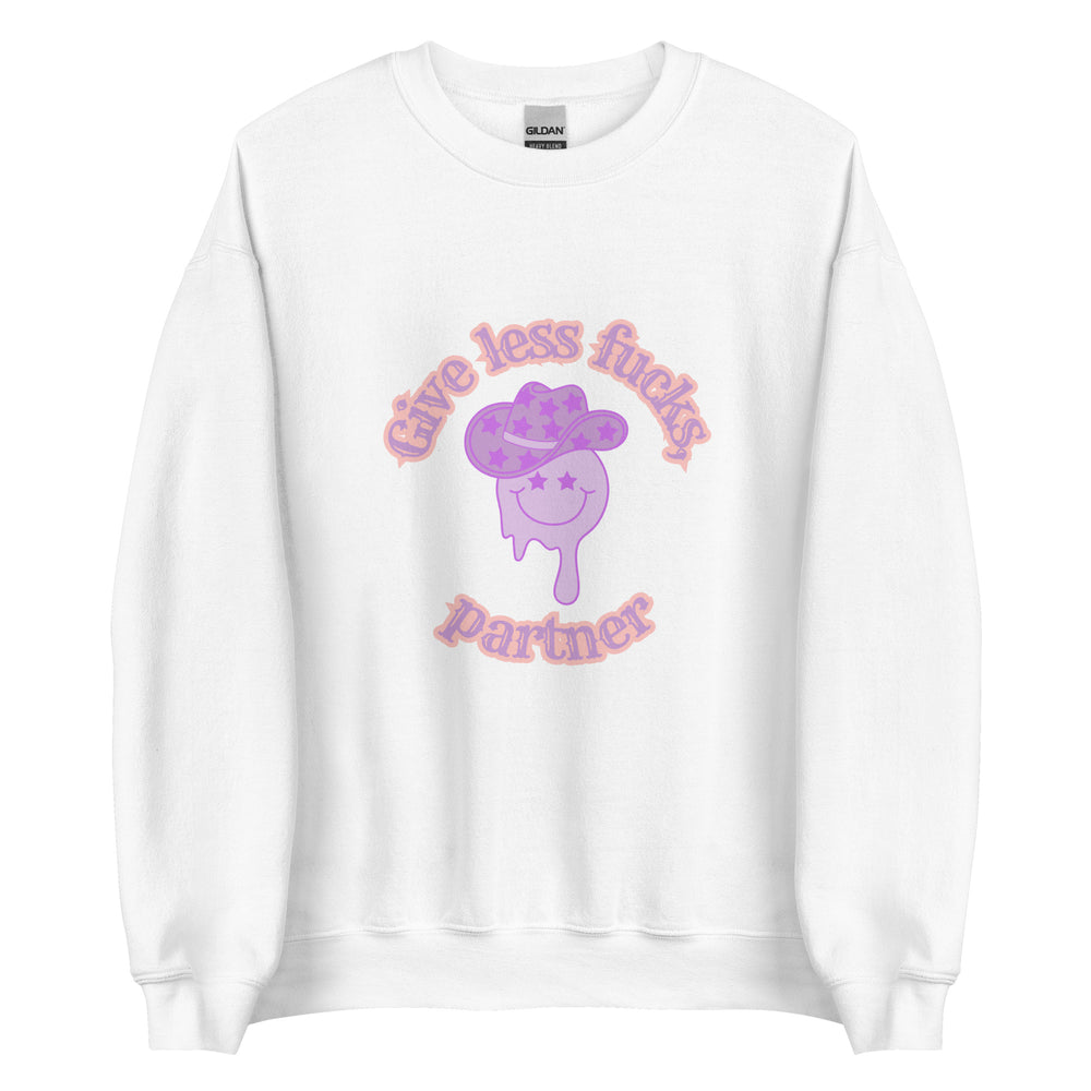 Give Less F*cks Sweatshirt