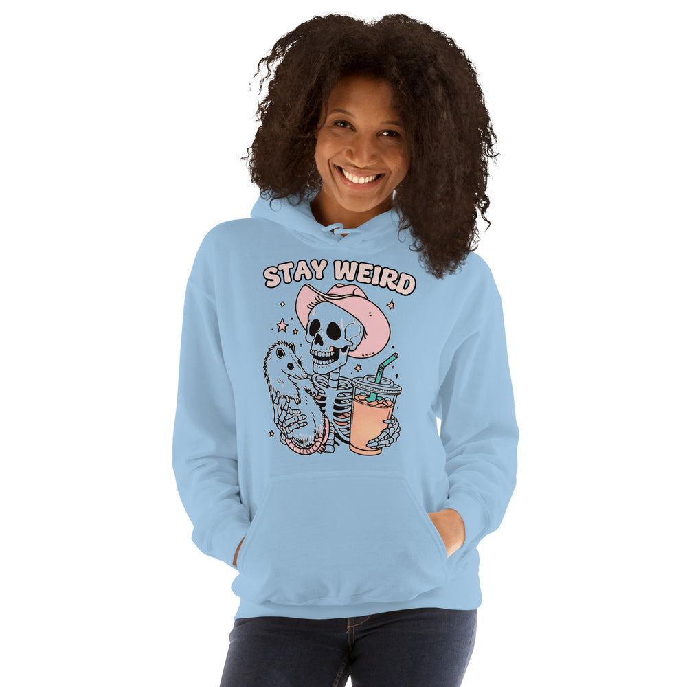 Stay Weird Skeleton Hoodie