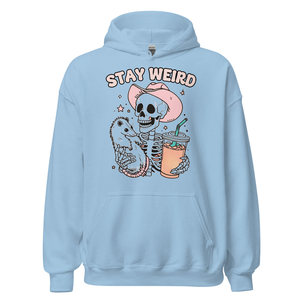 Stay Weird Skeleton Hoodie