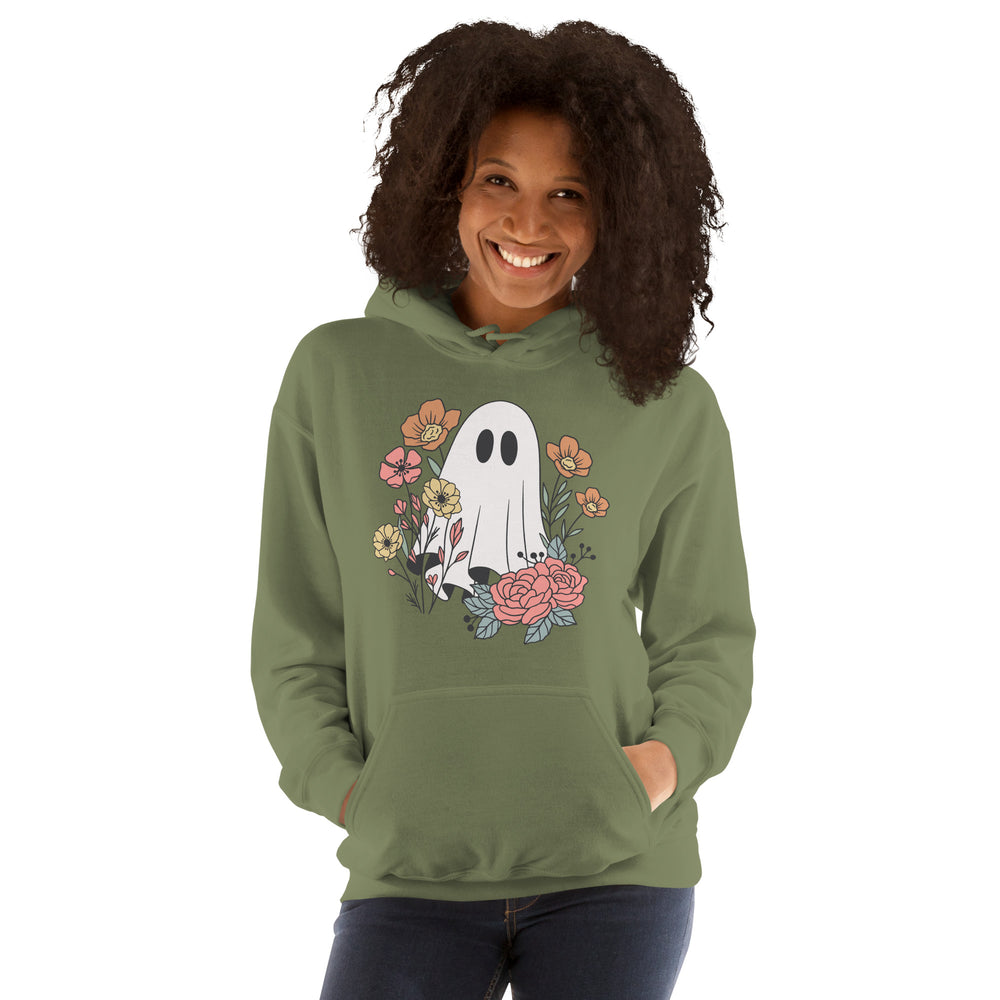 Floral Ghost Hoodie