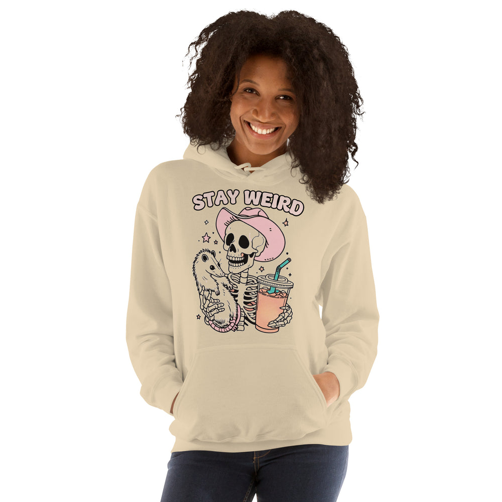 Stay Weird Skeleton Hoodie